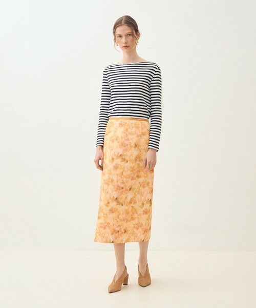 TOMORROWLAND / トゥモローランド ミニ・ひざ丈スカート | 【WEB先行予約】アンプリメジャカード タイトストレートスカート | 詳細1