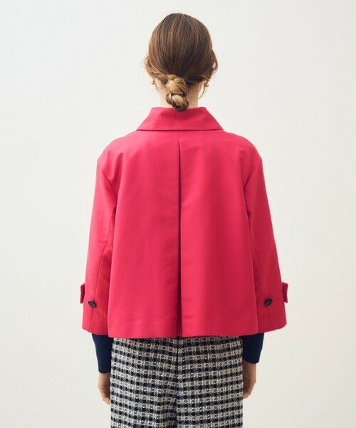 TOMORROWLAND / トゥモローランド その他アウター | コットンシルクグログラン トラペーズジャケット | 詳細4