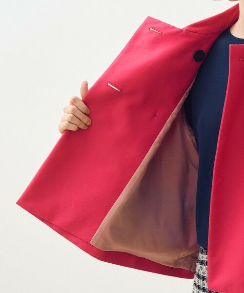 TOMORROWLAND / トゥモローランド その他アウター | コットンシルクグログラン トラペーズジャケット | 詳細5