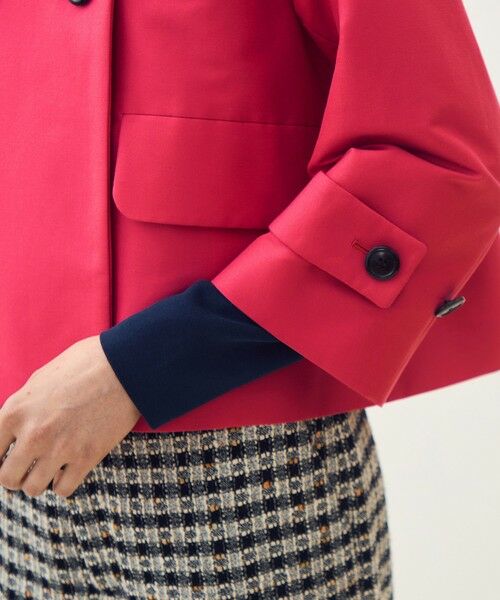 TOMORROWLAND / トゥモローランド その他アウター | コットンシルクグログラン トラペーズジャケット | 詳細8