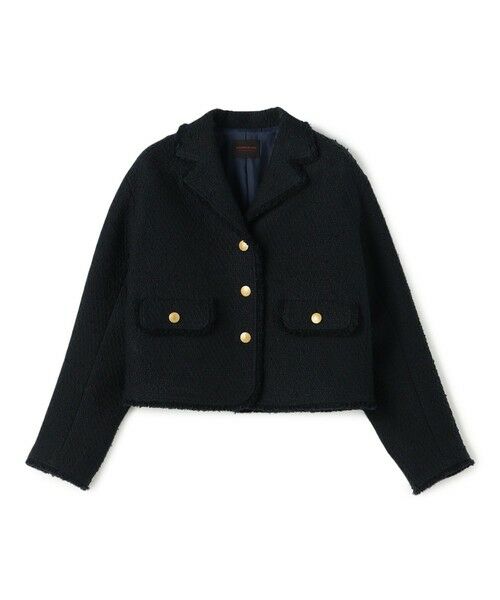 TOMORROWLAND / トゥモローランド テーラードジャケット | パンソッティ ショートテーラードジャケット（69 ネイビー）