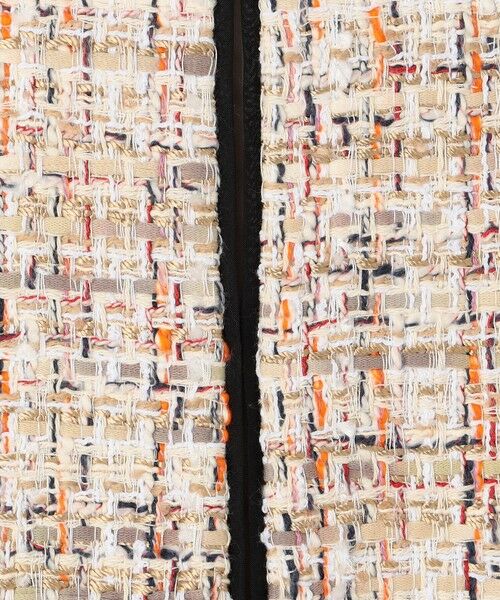 TOMORROWLAND / トゥモローランド ノーカラージャケット | ホロウファンシーツイード ノーカラートリミングジャケット | 詳細10