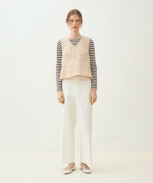 TOMORROWLAND / トゥモローランド ベスト | 【WEB先行予約】ソリアビーストレッチ フロンタブルジレ | 詳細1