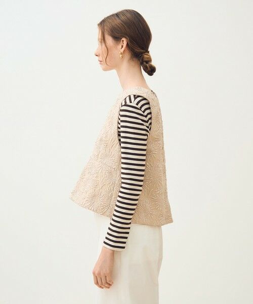 TOMORROWLAND / トゥモローランド ベスト | 【WEB先行予約】ソリアビーストレッチ フロンタブルジレ | 詳細3