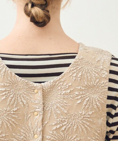 TOMORROWLAND / トゥモローランド ベスト | 【WEB先行予約】ソリアビーストレッチ フロンタブルジレ | 詳細6