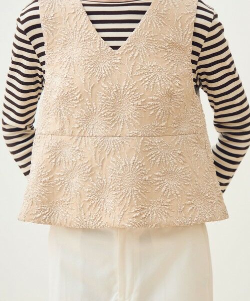 TOMORROWLAND / トゥモローランド ベスト | 【WEB先行予約】ソリアビーストレッチ フロンタブルジレ | 詳細8