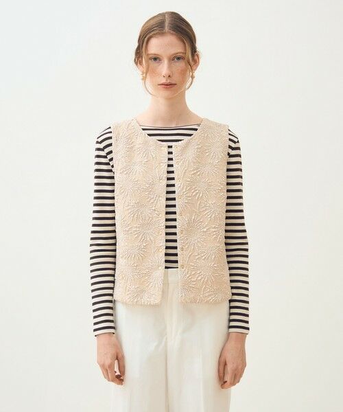 TOMORROWLAND / トゥモローランド ベスト | 【WEB先行予約】ソリアビーストレッチ フロンタブルジレ | 詳細9