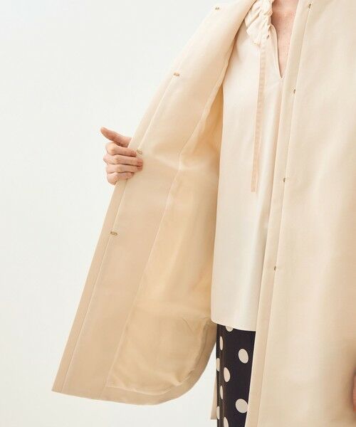 TOMORROWLAND / トゥモローランド その他アウター | コットンシルクグログラン ノーカラーコート | 詳細5