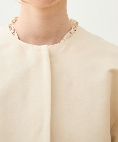 TOMORROWLAND / トゥモローランド その他アウター | コットンシルクグログラン ノーカラーコート | 詳細6