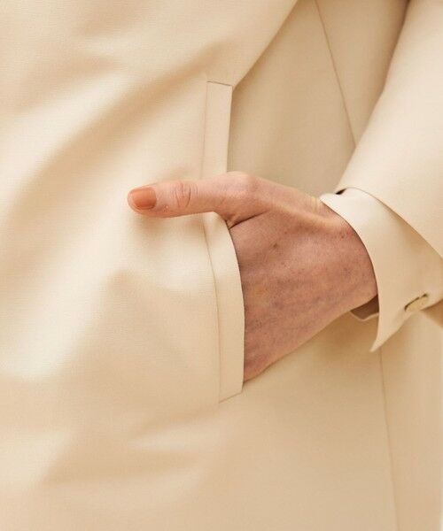 TOMORROWLAND / トゥモローランド その他アウター | コットンシルクグログラン ノーカラーコート | 詳細8