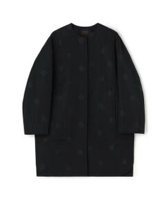 TOMORROWLAND / トゥモローランド その他アウター | グログランドット ノーカラーコート