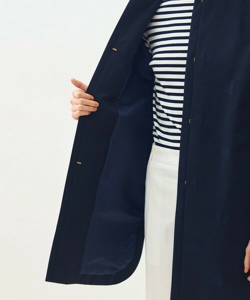 TOMORROWLAND / トゥモローランド その他アウター | グログランドット ノーカラーコート | 詳細5