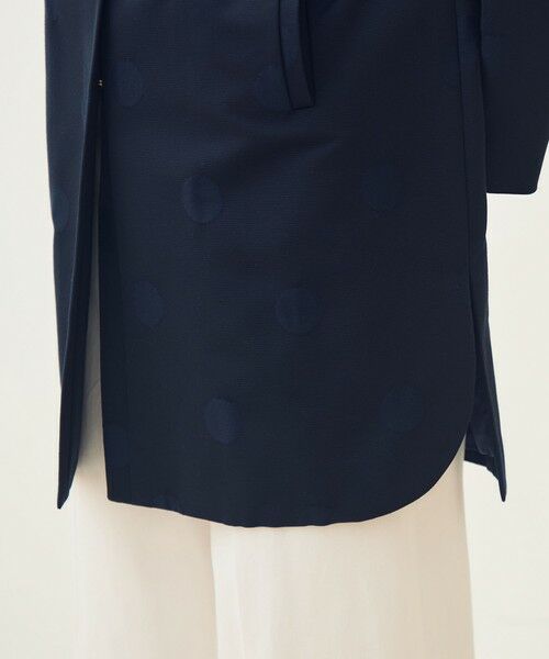 TOMORROWLAND / トゥモローランド その他アウター | グログランドット ノーカラーコート | 詳細9