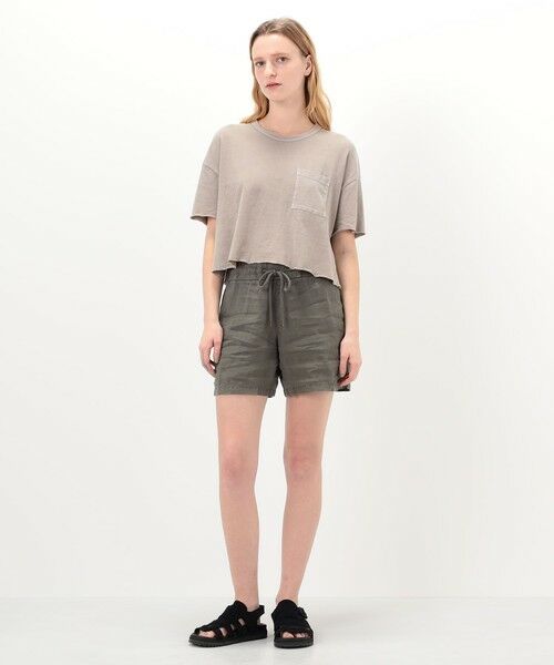 TOMORROWLAND / トゥモローランド Tシャツ | クロップドリラックスフィットポケットTシャツ WRBJ3168 | 詳細1