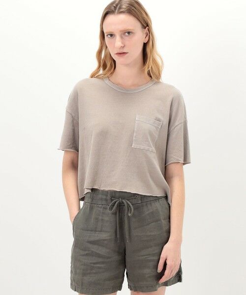 TOMORROWLAND / トゥモローランド Tシャツ | クロップドリラックスフィットポケットTシャツ WRBJ3168 | 詳細2