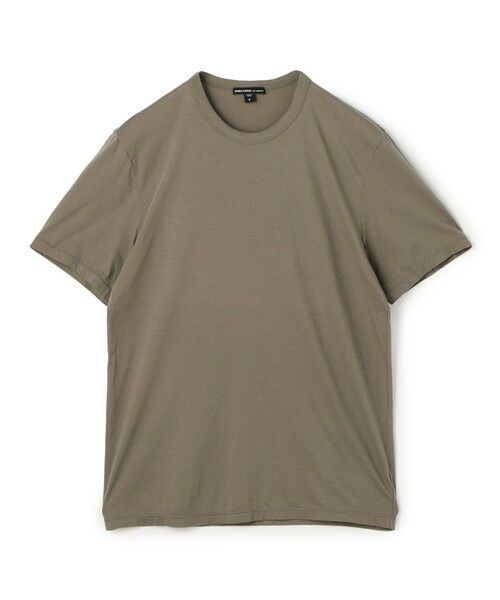 TOMORROWLAND / トゥモローランド Tシャツ | リュクスジャージー クルーネックTシャツ MELJ3199（57 カーキ）
