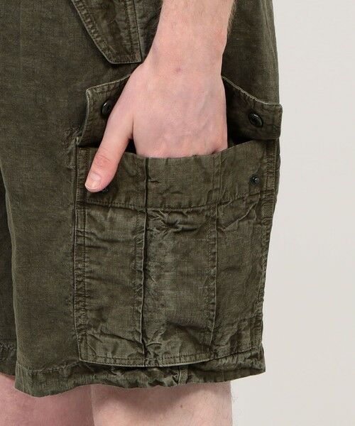 TOMORROWLAND / トゥモローランド ショート・ハーフ・半端丈パンツ | テクスチャードリネン ショートパンツ MTXL4313 | 詳細8