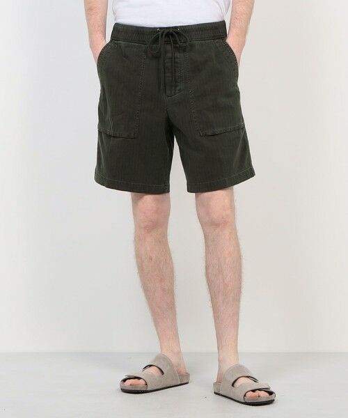 TOMORROWLAND / トゥモローランド ショート・ハーフ・半端丈パンツ | ヘリンボーンツイルユーティリティショートパンツ MHBS4302 | 詳細1