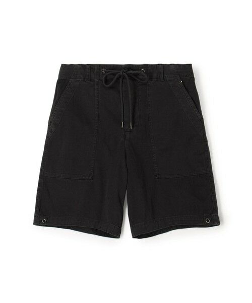 TOMORROWLAND / トゥモローランド ショート・ハーフ・半端丈パンツ | スラブコットン ユーティリティフライトショーツ MACS4314（18 ブラック系）