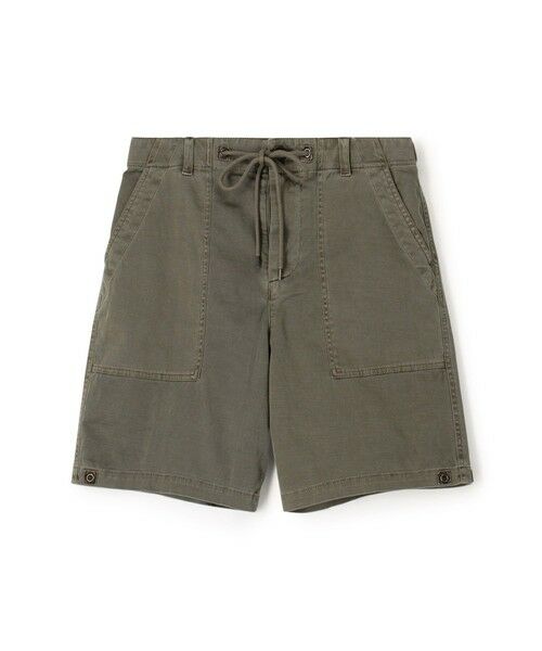 TOMORROWLAND / トゥモローランド ショート・ハーフ・半端丈パンツ | スラブコットン ユーティリティフライトショーツ MACS4314（58 ダークグリーン系）
