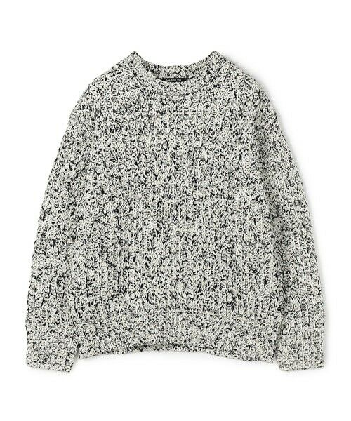 TOMORROWLAND / トゥモローランド ニット・セーター | コットンダップル クルーネックプルオーバー（16 グレー系）