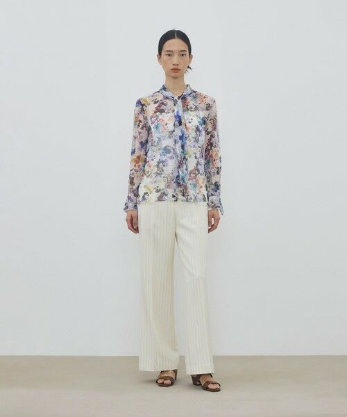 TOMORROWLAND / トゥモローランド シャツ・ブラウス | ブルームスケーププリント ボウタイナローブラウス | 詳細1