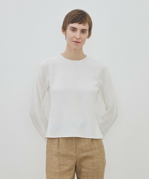 TOMORROWLAND / トゥモローランド シャツ・ブラウス | ライトダブルクロス クルーネックプルオーバー | 詳細2