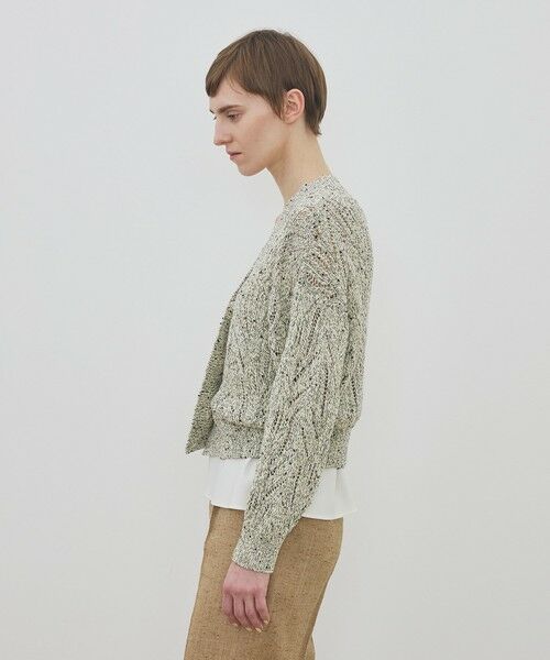 TOMORROWLAND / トゥモローランド カーディガン・ボレロ | コットンスパンコールムリネ Vネックカーディガン | 詳細3