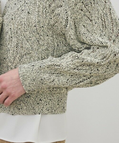 TOMORROWLAND / トゥモローランド カーディガン・ボレロ | コットンスパンコールムリネ Vネックカーディガン | 詳細6