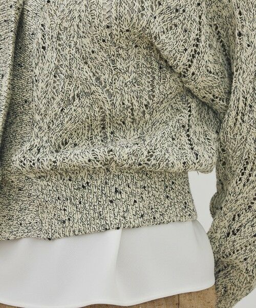 TOMORROWLAND / トゥモローランド カーディガン・ボレロ | コットンスパンコールムリネ Vネックカーディガン | 詳細7