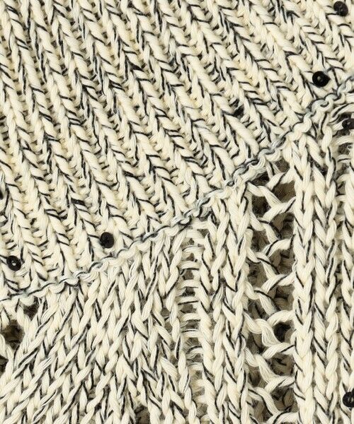 TOMORROWLAND / トゥモローランド ニット・セーター | コットンスパンコールムリネ キーネックプルオーバー | 詳細10