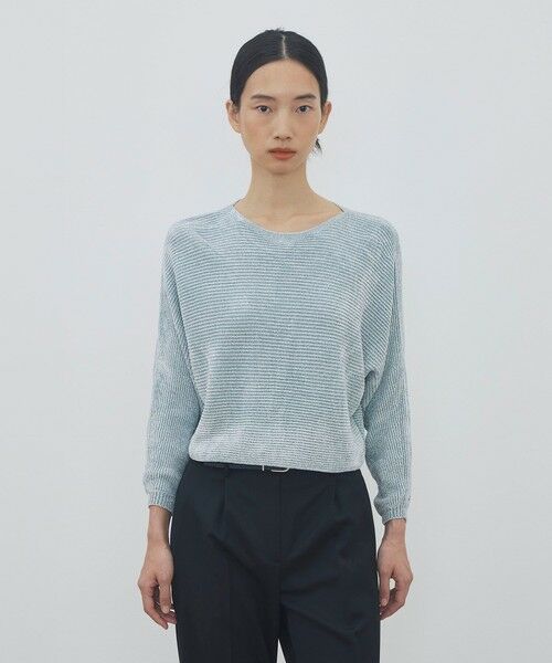 TOMORROWLAND / トゥモローランド ニット・セーター | テディヤーン ボートネックプルオーバー | 詳細3