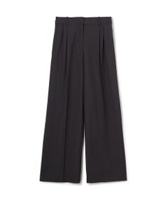 TOMORROWLAND / トゥモローランド スラックス・ドレスパンツ | 【WEB先行予約】ハイツイストギャバジン 2タックワイドパンツ