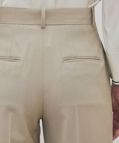 TOMORROWLAND / トゥモローランド スラックス・ドレスパンツ | 【WEB先行予約】ハイツイストギャバジン 2タックワイドパンツ | 詳細6