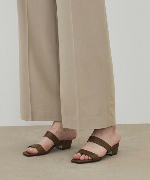 TOMORROWLAND / トゥモローランド スラックス・ドレスパンツ | 【WEB先行予約】ハイツイストギャバジン 2タックワイドパンツ | 詳細8