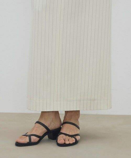 TOMORROWLAND / トゥモローランド ロング・マキシ丈スカート | ウールドスキン ベルデッドストレートスカート | 詳細8