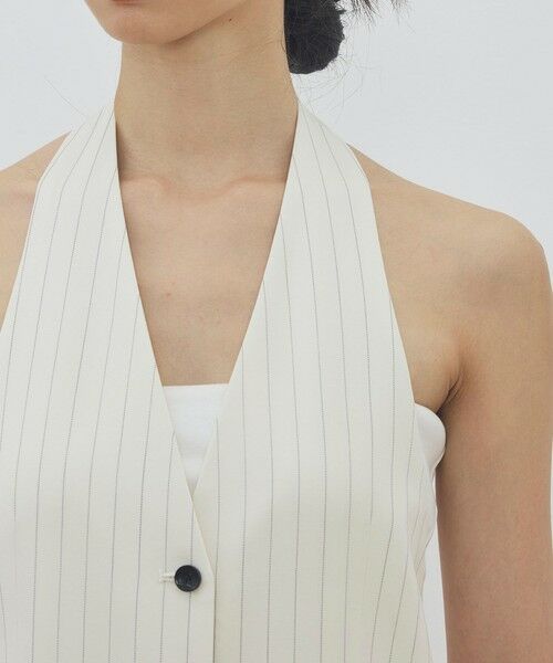 TOMORROWLAND / トゥモローランド サロペット・オールインワン | ウールドスキン ホルターネックジャンプスーツ | 詳細4