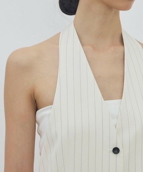 TOMORROWLAND / トゥモローランド サロペット・オールインワン | ウールドスキン ホルターネックジャンプスーツ | 詳細5