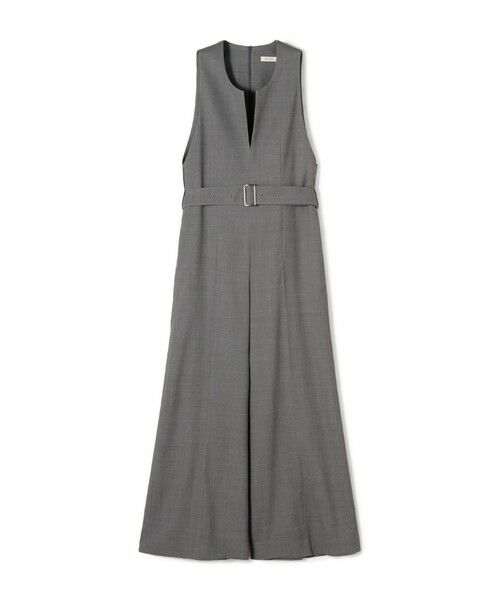 TOMORROWLAND / トゥモローランド サロペット・オールインワン | ポリエステルウールバラシャ ジャンプスーツ(15 グレー)