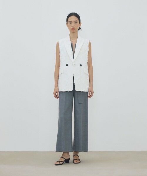 TOMORROWLAND / トゥモローランド サロペット・オールインワン | ポリエステルウールバラシャ ジャンプスーツ | 詳細1