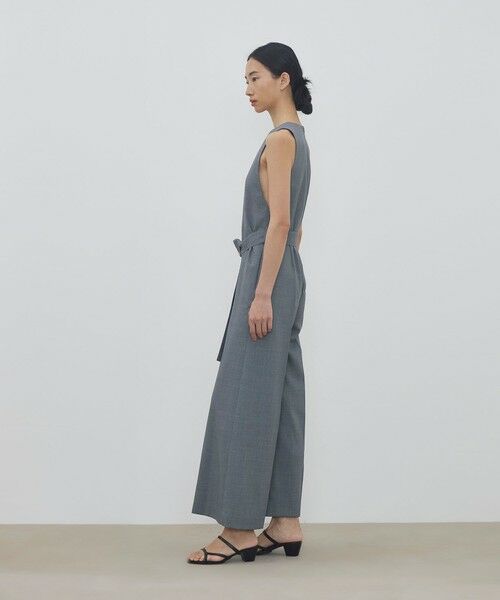 TOMORROWLAND / トゥモローランド サロペット・オールインワン | ポリエステルウールバラシャ ジャンプスーツ | 詳細3