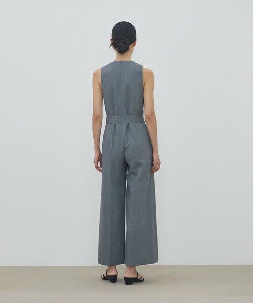 TOMORROWLAND / トゥモローランド サロペット・オールインワン | ポリエステルウールバラシャ ジャンプスーツ | 詳細4