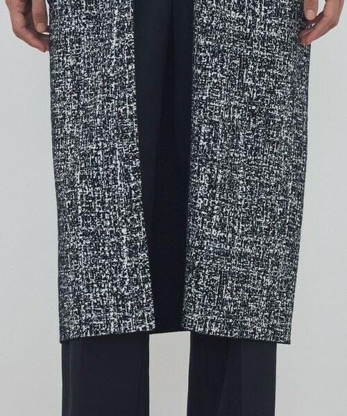 TOMORROWLAND / トゥモローランド ベスト | ツートーンジャカード Vネックロングジレ | 詳細8