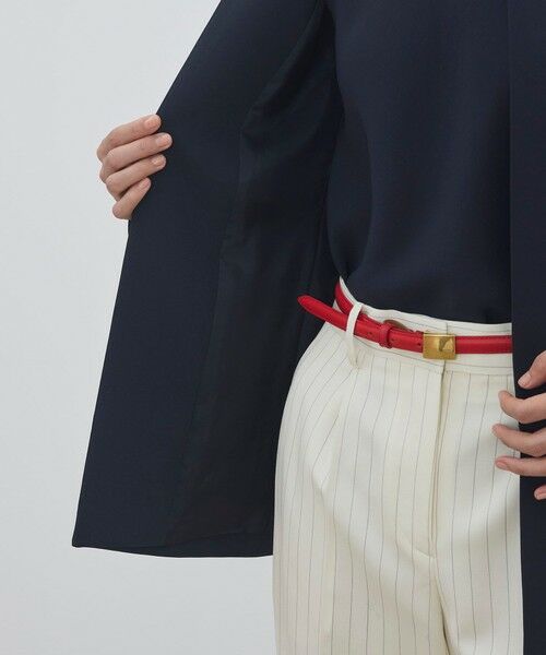 TOMORROWLAND / トゥモローランド ノーカラージャケット | ライトダブルクロス ノーカラージャケット | 詳細5