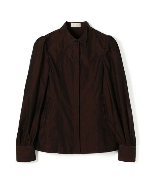 TOMORROWLAND / トゥモローランド ブルゾン | 【WEB先行予約】コットンドライクロス パフスリーブ ジャケット（47 ブラウン）