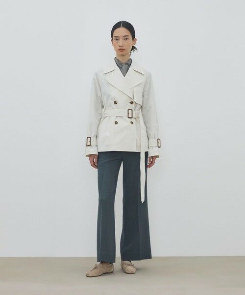 TOMORROWLAND / トゥモローランド トレンチコート | 【WEB先行予約】 コットンドライクロス ショートトレンチコート | 詳細2