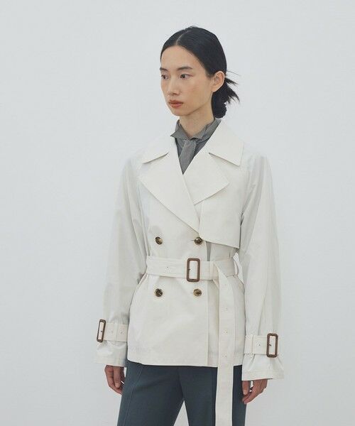 TOMORROWLAND / トゥモローランド トレンチコート | 【WEB先行予約】 コットンドライクロス ショートトレンチコート | 詳細3