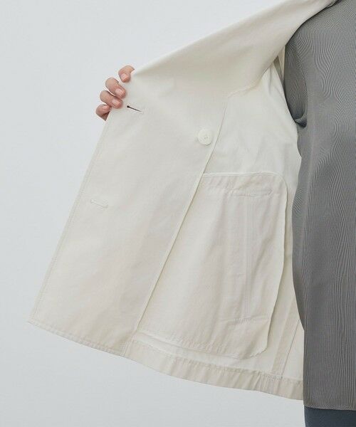 TOMORROWLAND / トゥモローランド トレンチコート | 【WEB先行予約】 コットンドライクロス ショートトレンチコート | 詳細6