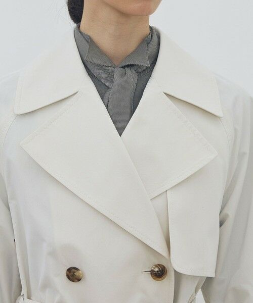 TOMORROWLAND / トゥモローランド トレンチコート | 【WEB先行予約】 コットンドライクロス ショートトレンチコート | 詳細7