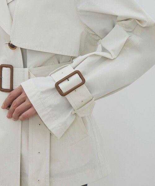 TOMORROWLAND / トゥモローランド トレンチコート | 【WEB先行予約】 コットンドライクロス ショートトレンチコート | 詳細8